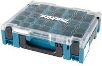 Makita MAKPAC Organizer mit Boxeinsätzen, transparent, Kunststoff, B: 39,5 cm, T: 29,5 cm, H: 11,0 cm - Bild 1