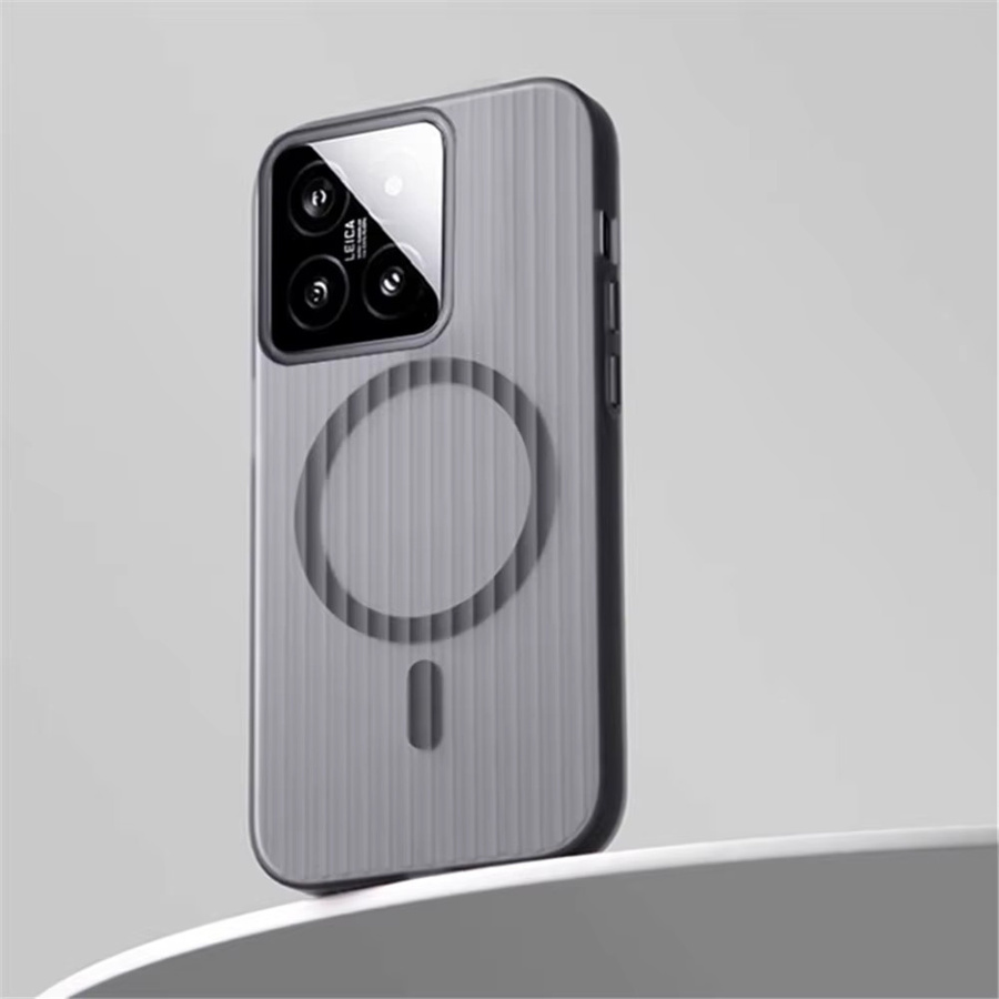 Matte transparente 3D gewellte magnetische Handyhülle für Xiaomi 17T Pro 17Ultra 15 14 13 12 Pro Max mit MagSafe kompatiblem kabellosem Laden in Blau - Bild 2
