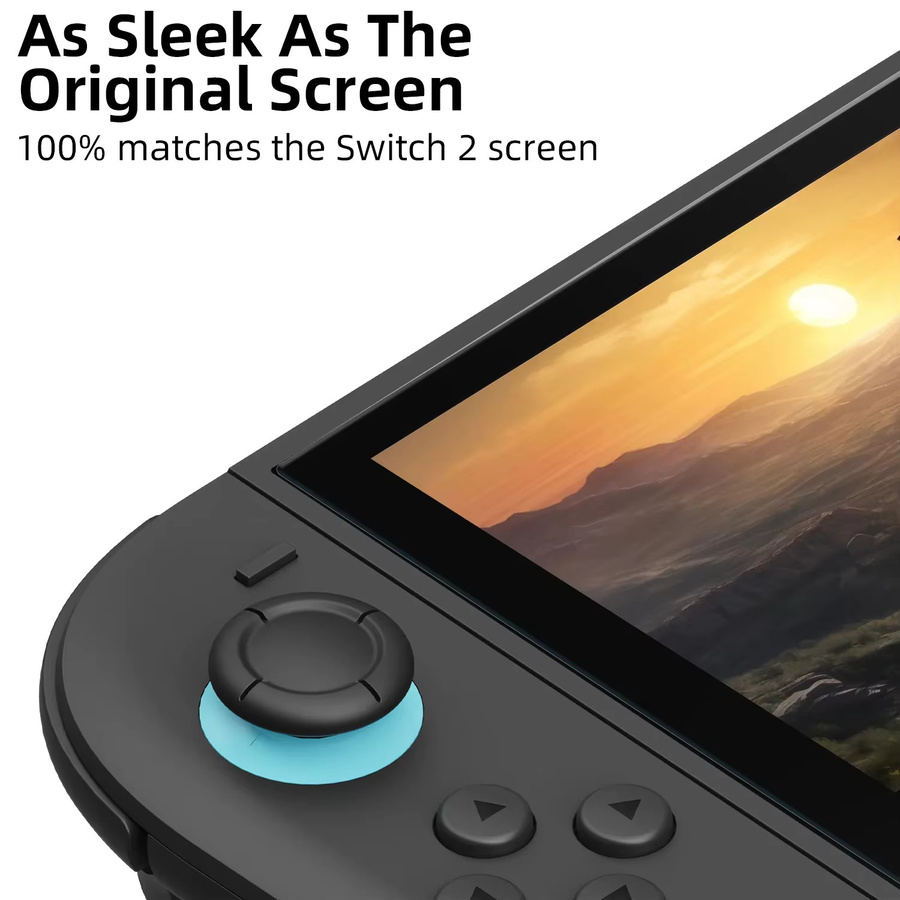Skull & Co. Savage Raven Displayschutzfolie aus gehärtetem Glas mit EZ-Align-Rahmen für Nintendo Switch 2, 2er-Pack, transparent - Bild 3