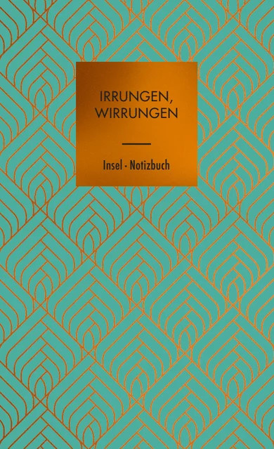 Notizbuch Irrungen, Wirrungen von Theodor Fontane im Insel Verlag, Farbe: Türkis - Bild 1