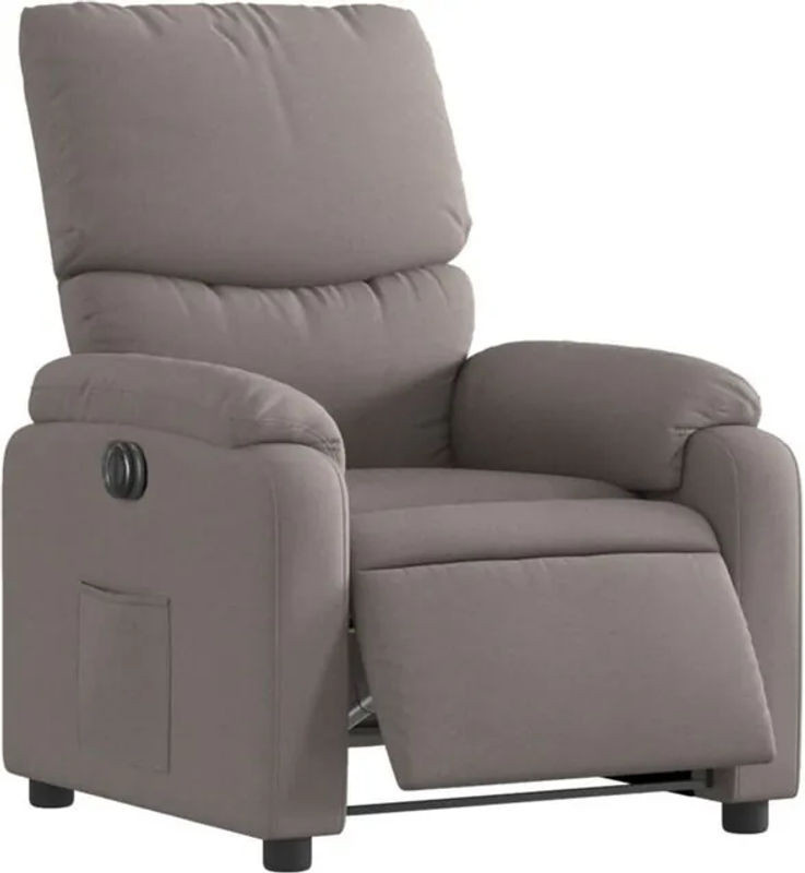 Elektrischer Relaxsessel von vidaxl in Taupe meliert aus Stoff im modernen Design - Bild 1