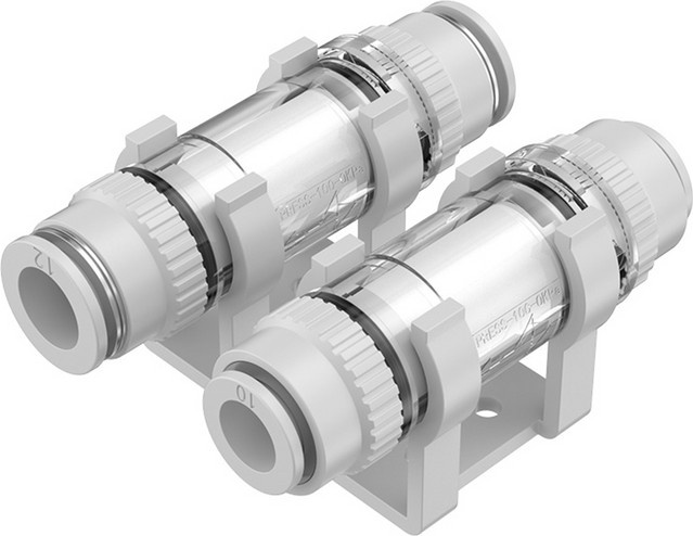 SteelShadow Pneumatischer Vakuumfilter Pipeline-Typ Unterdruckfilterelement ZFC050-3B/100-04B/100-06B/200-06B/200-08B/200-10B/300-12B - Bild 1