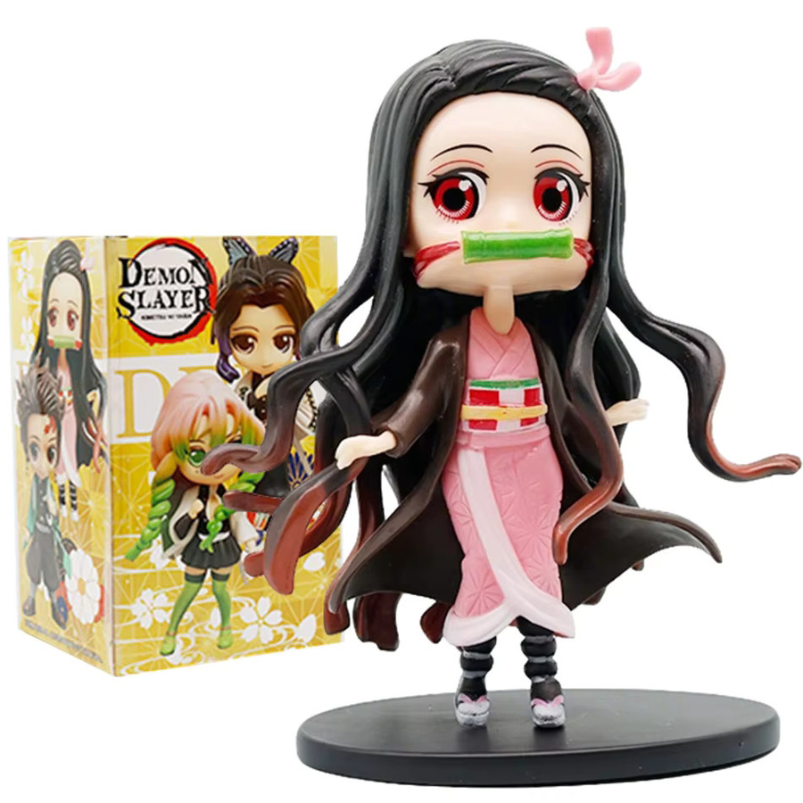 Bandai Demon Slayer Kimetsu no Yaiba Kamado Tanjirou Agatsuma Zenitsu Nezuko, Actionfigur, Kunststoff - Bild 4