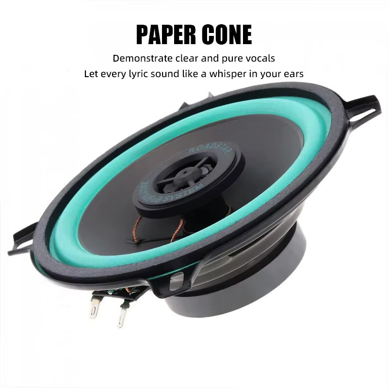 Q-PERTORS 5 Zoll Auto Koaxial Lautsprecher 100W HiFi Full Range Subwoofer Universal Automotive Audio Stereo - Bild 3