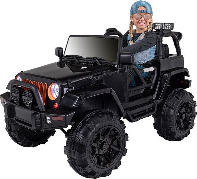 Actionbikes Motors Offroad Jeep Adventure Elektroauto Schwarz - Bild 1