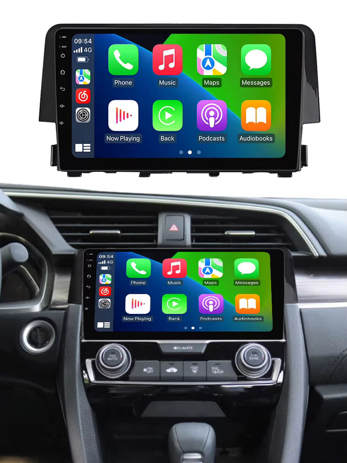 MEKEDE 2 DIN Carplay Autoradio für Honda Civic 10. Generation 2016 - 2020 mit IPS-Bildschirm, GPS und Bluetooth in Schwarz - Bild 7