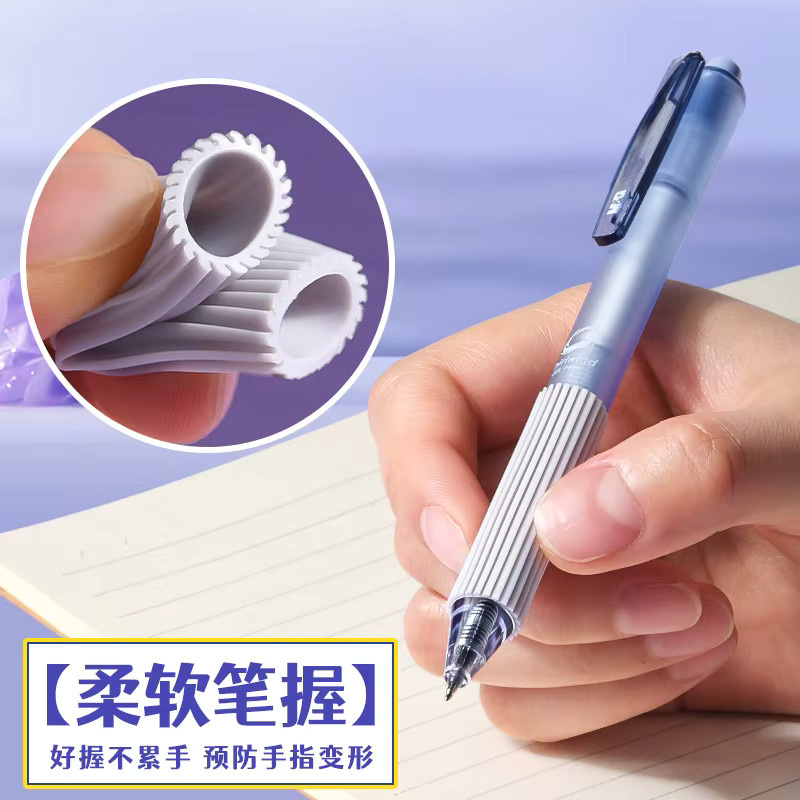 M&G Small Cyclone Grip ST Dual-Kugelschreiber mit schnell trocknendem Gelstift in Schwarz, 0,5 mm - Bild 2