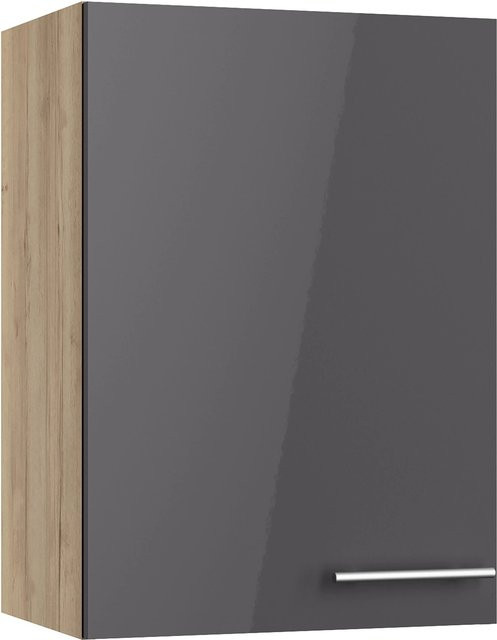 Optifit Küchen-Oberschrank Jonte in Anthrazit-Wildeiche, B/H/T: 50 x 70,4 x 34,9 cm - Bild 1