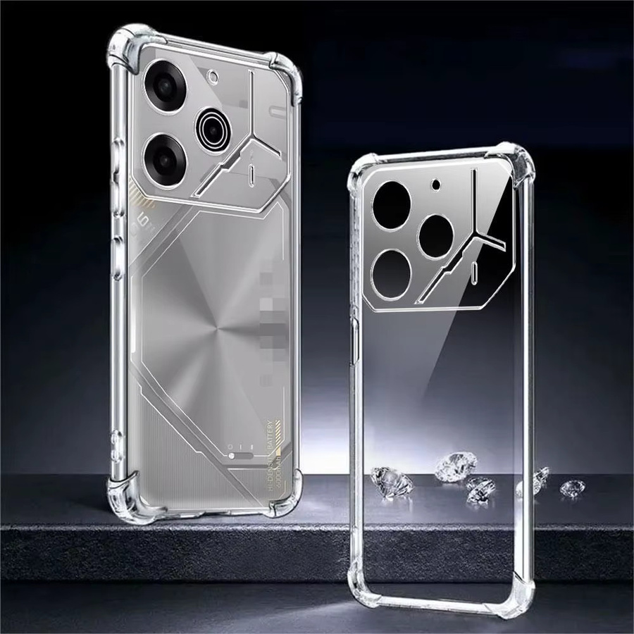 Transparente TPU-Silikonhülle für Tecno Pova 6 und Tecno Pova 6 Pro 4G/LTE - Bild 3