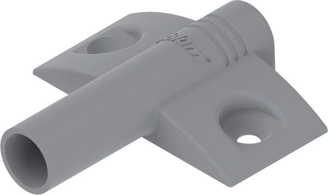 Blum Kreuzadapterplatte Blumotion aus Kunststoff in Platingrau Ral 7036 inklusive Schrauben - Bild 1