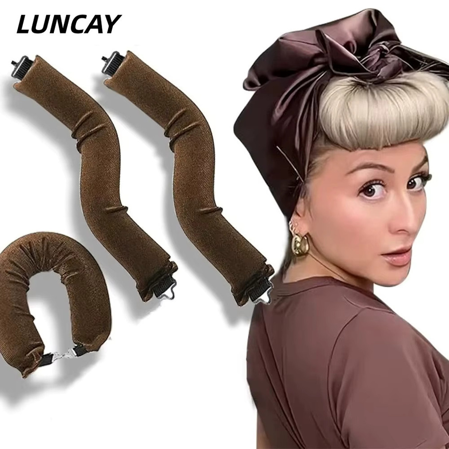 LUNCAY Heatless Lockenwickler, Unisex, für lockiges Haar - Bild 2