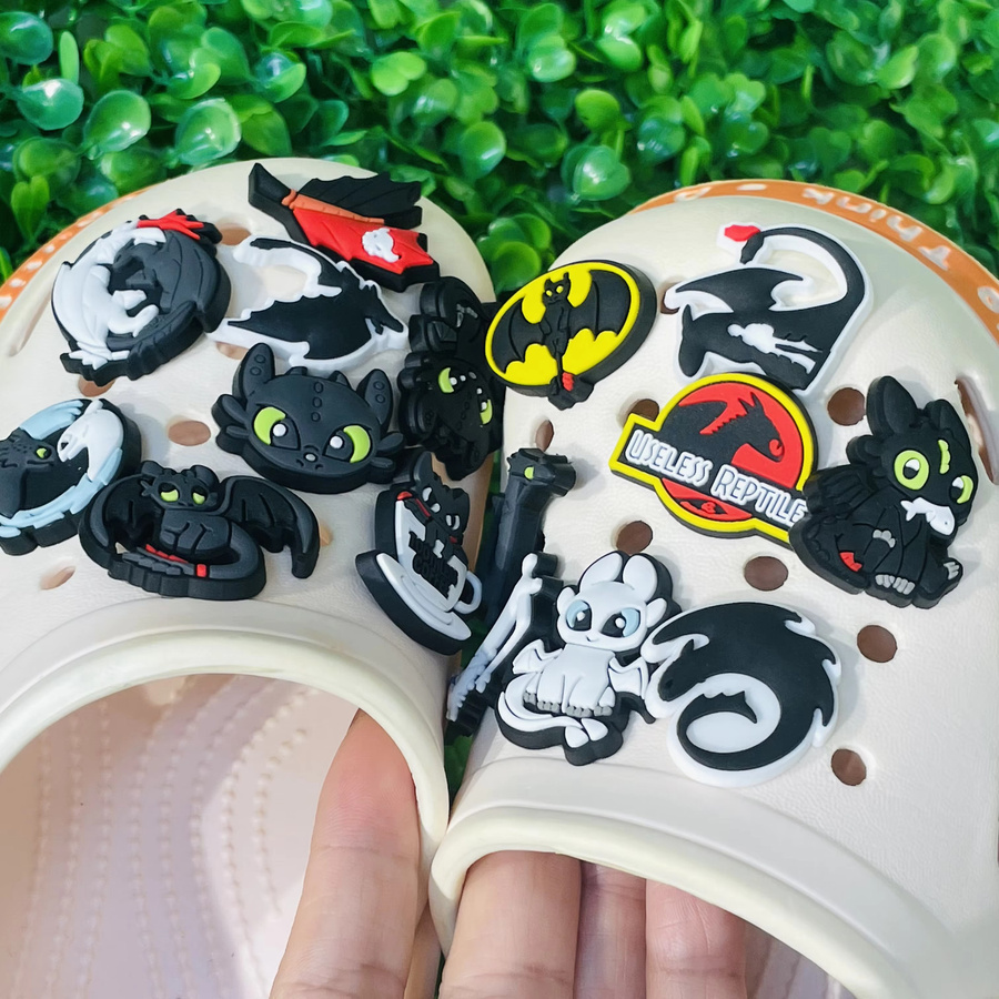 Potdemiel Charms, Drachen Zahnlos Cartoon, PVC, Kinder - Bild 5