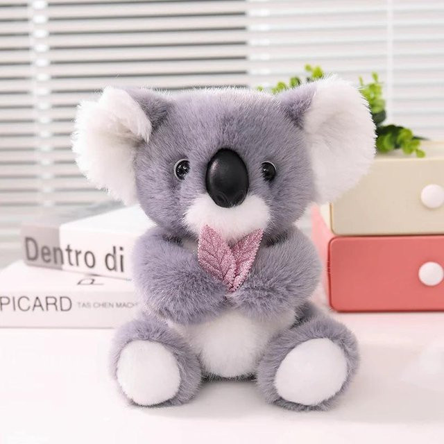 Yiran toy Koala-Stofftier, Grau, Grün, Rosa, 22cm - Bild 1