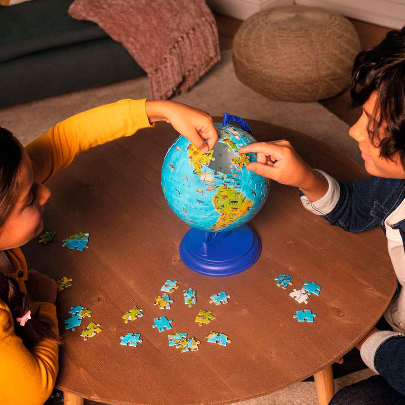 Ravensburger Kinderglobus mit Licht blau politisch aus Kunststoff - Bild 2