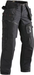 Blakläder Bundhose Softshell X1500 in Schwarz mit Kniepolstertaschen und Cordura-Material, Konfektionsgröße 25 - Bild 1