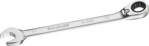 Stanley Ringmaulschlüssel mit Ratsche in Silber, Schlüsselweite 12 mm - Bild 1
