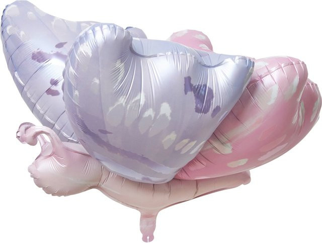 Rico Design Folienballon 3D-Schmetterling in Blau-Rosa - Bild 1