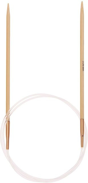 Rico Design Baby Merino Rundstricknadel aus Bambus in Beige, Länge: 80 cm, Stärke: 3,5 mm - Bild 1