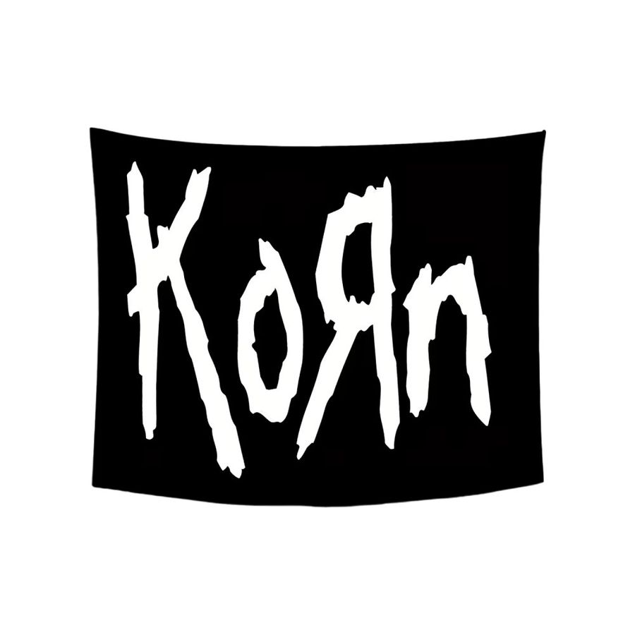 Korn Band Wandbehang Heavy Metal Rock Musik Tapisserie Schwarz - Bild 6
