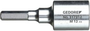 Gedore Ein- und Ausdrehwerkzeug für Stehbolzen, Express- und Stockschrauben, M12, selbstklemmend, Innensechskant, Silber, 317312 - Bild 1