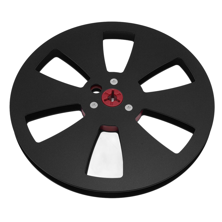 Aluminiumlegierung Bandspule für Reel-to-Reel-Band mit 6 Löchern, Schwarz - Bild 4