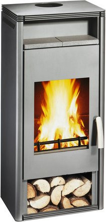 WAMSLER Kaminofen Fulgor KO KF111 in Grau mit 8 kW Leistung, B/T/H: 120,3 x 55,0 x 40,0 cm - Bild 1