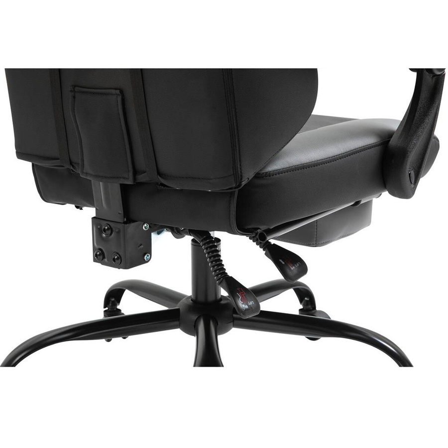 Vinsetto Ergonomischer Gaming Stuhl im Rennstil mit Kopfstütze, Schwarz, B/T/H: 62 x 52 x 128 cm - Bild 4