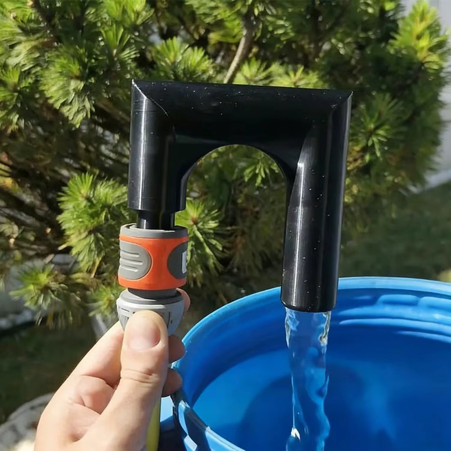 LJX Gartenschlauch-Füllhaken zur Wassertankbefüllung in Weiß aus Kunststoff - Bild 4