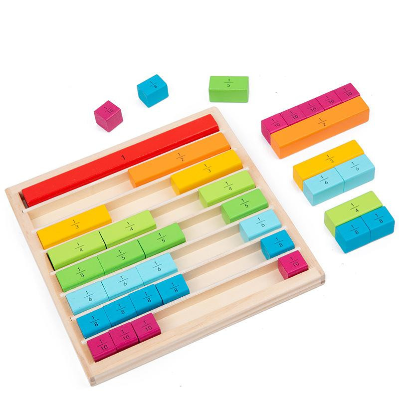 Linyi toy Mathe-Spielset aus Holz, bunt, ab 3 Jahren - Bild 2