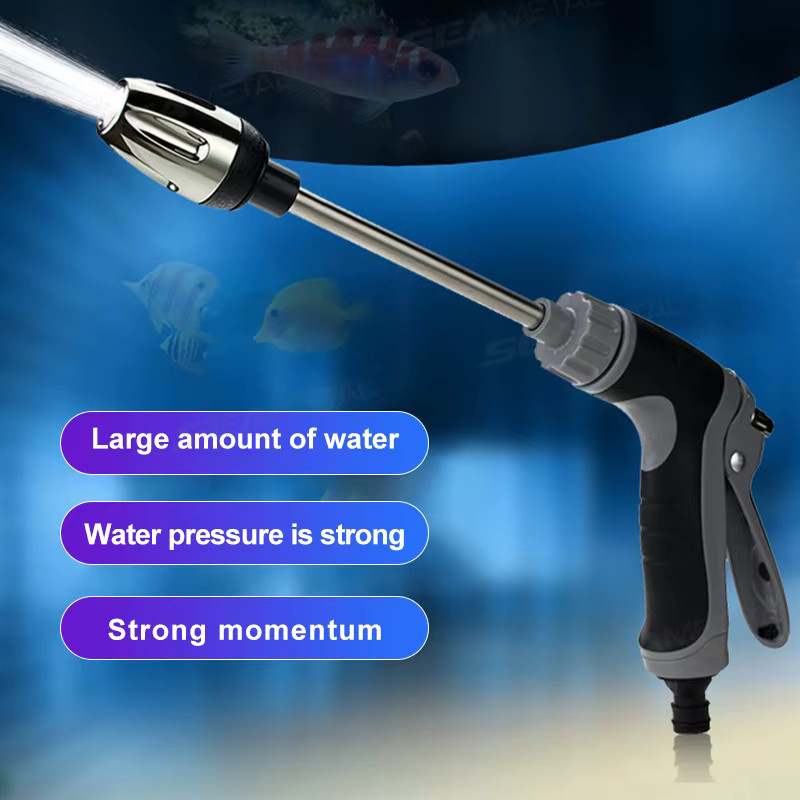 SEAMETAL Hochdruck Wasserpistole in Schwarz für die Autoreinigung und Gartenbewässerung - Bild 3