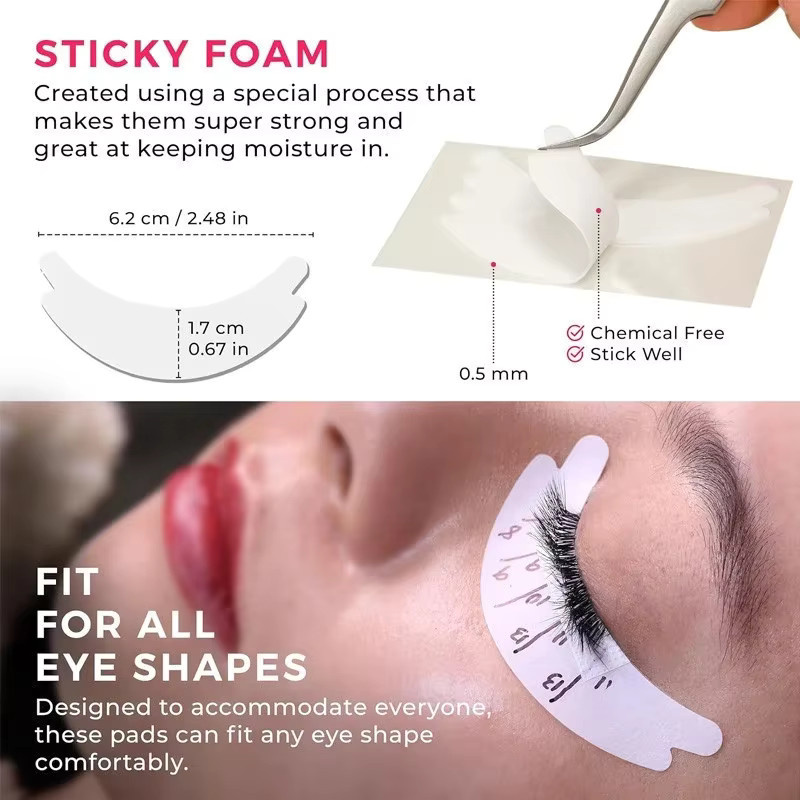 HMQ beauty Augenpads für Wimpernverlängerungen, Black, Unisex - Bild 6