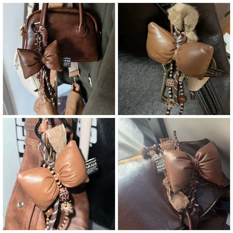 Yogodlns Anhänger Charme, Leder, Schleife, Damen - Bild 5