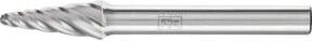 PFERD TOOLS Hartmetall Hochleistungsfrässtift ALU Rundkegel KEL Farbe: Silber, Durchmesser: 8 mm, Länge: 20 mm, Schaft-Durchmesser: 6 mm für Alu und NE-Metalle - Bild 1