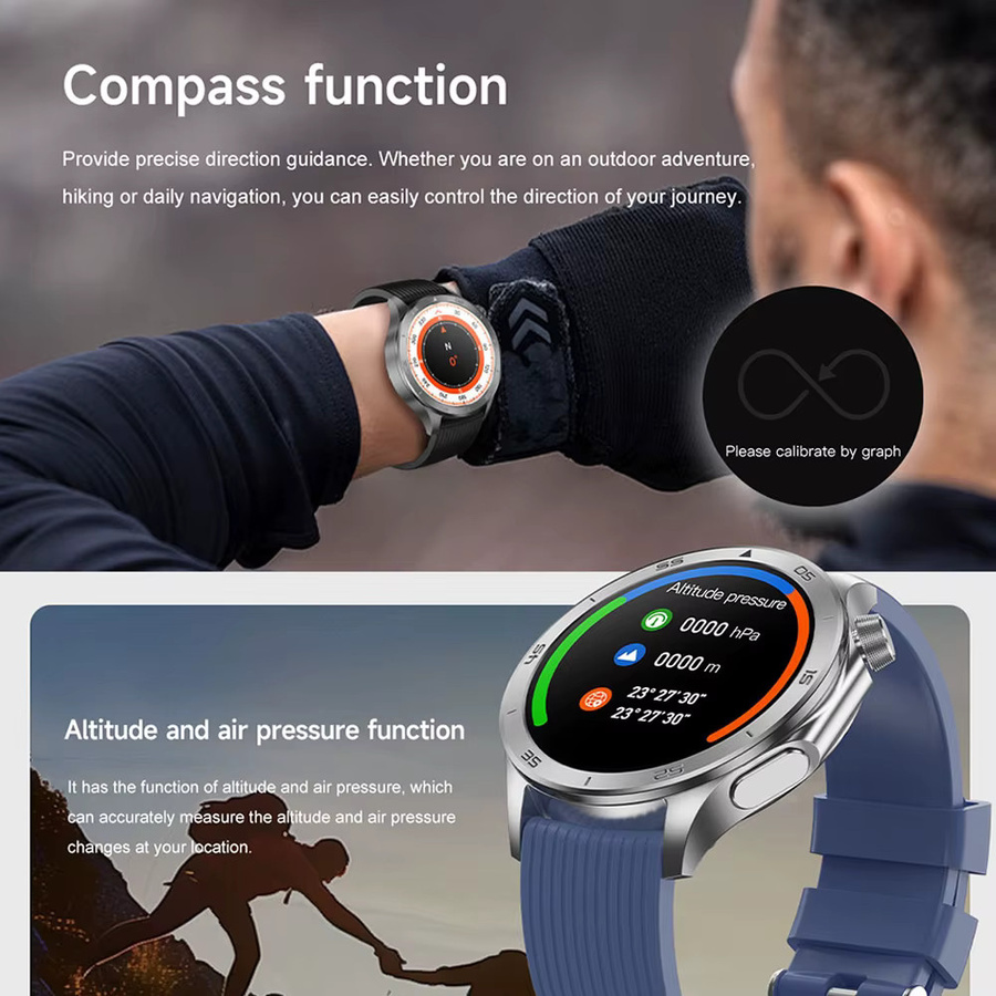 OPPO Smartwatch, Schwarz, Edelstahl, GPS, Bluetooth - Bild 4