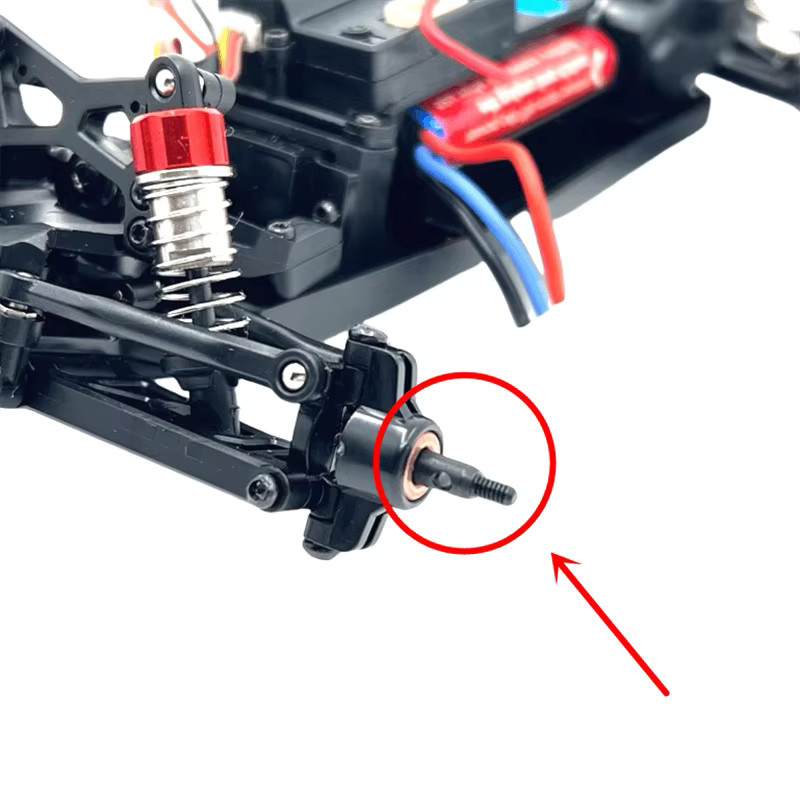WLtoys Metall-Upgrade-Vorderradachse, 1:24, Zubehör - Bild 2
