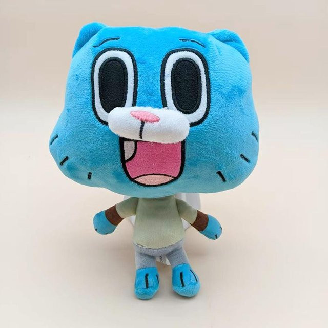 Yiran Health & Beauty The Amazing World of Gumball Katzen-Hase Plüschpuppe, 20-25cm, ab 14 Jahren - Bild 1