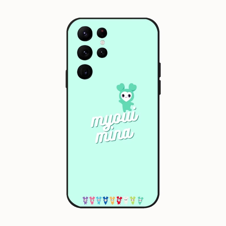 Laburi Twice-Lovelys Handyhülle für Samsung Galaxy S21 S22 S23 S24 S25 FE Plus Ultra in Grün aus TPU Soft-Material - Bild 4