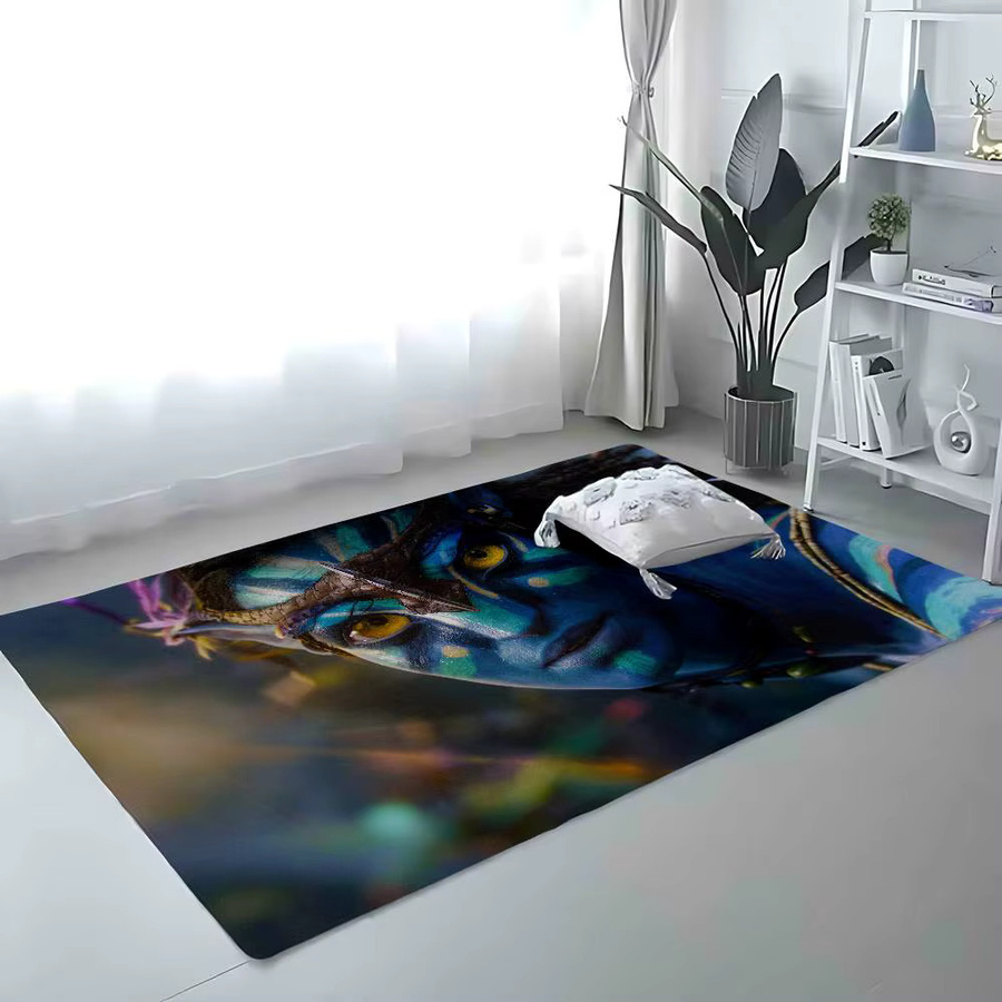 A-Avatar Flanell-Fußmatte mit Muster für Badezimmer, Küche und Eingangsbereich - Bild 2