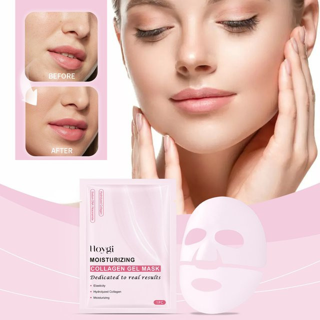 Hoygi Pink Bio Collagen Gel Salmon Pdrn Gesichtsmaske, Unisex - Bild 1