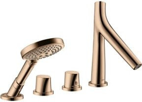 Hansgrohe Axor Starck Organic Duschset für die Badewanne mit Thermostat in Roségold - Bild 1