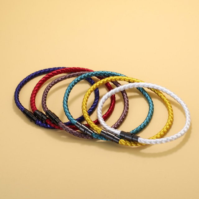 diffone Armband, rotes Kielseil, Magnetschnalle, Unisex - Bild 1
