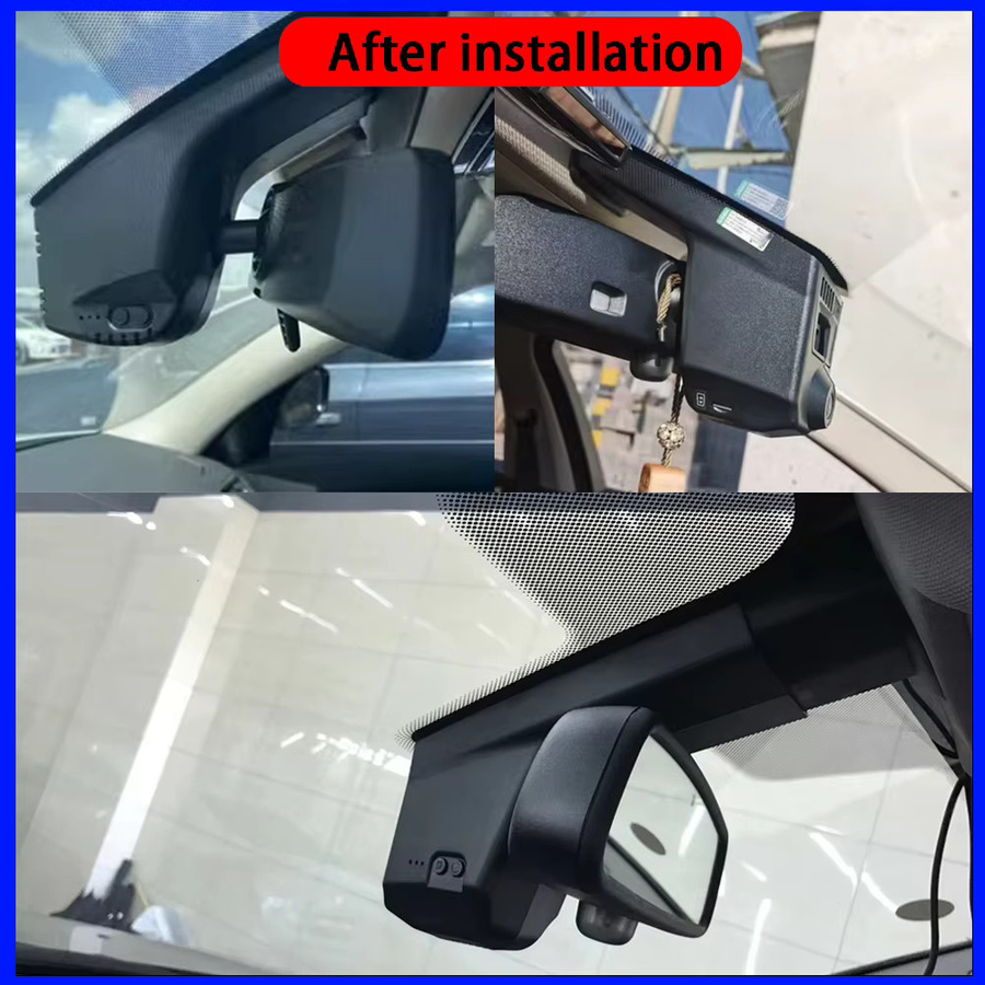 HighCam 4K UHD Dashcam mit WLAN für BMW 7er Serie F01 F02, X3 F25, X4 F26, X5 F15, X6 F16, F85, F86 M, Set mit Vorder- und Rückkamera, Schwarz - Bild 2