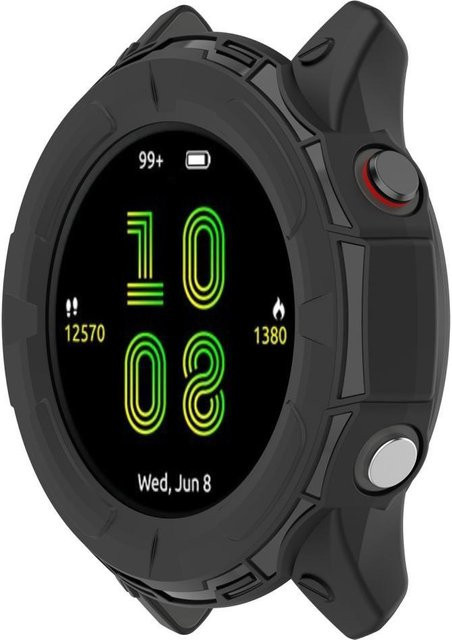 GoolRC Uhrenzubehör TPU Hülle Rahmen Schale, Garmin Forerunner 255, Schwarz - Bild 1