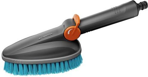 Gardena Cleansystem Handbürste Hard M mit Schlauchanschluss in Anthrazit - Bild 1