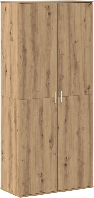 vidaXL Hochschrank Artisan-Eiche in Braun aus Holzwerkstoff, B/T/H: 80 x 39 x 178 cm - Bild 1