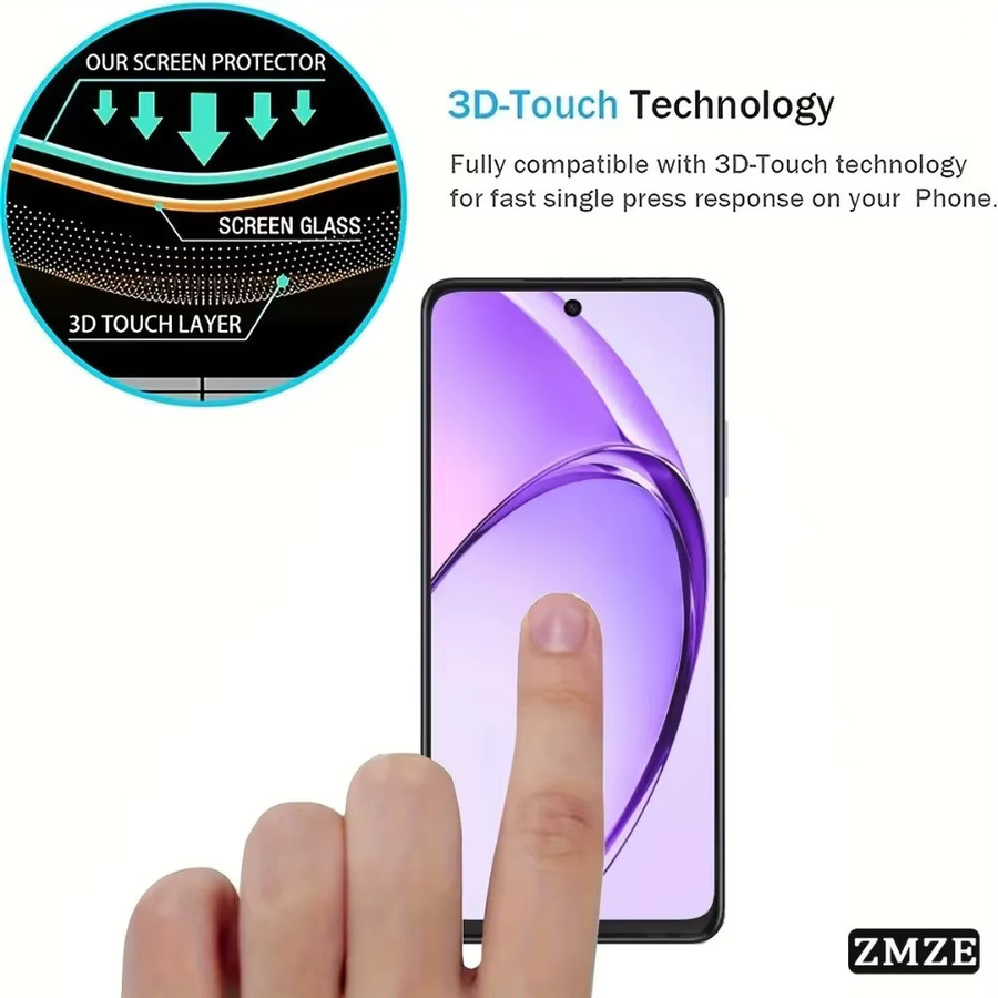 2 Stück Gehärtete Glas Schutzfolie für OPPO Reno 15 Pro, Transparent, Kratzfest und Anti-Fingerabdruck - Bild 2