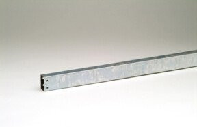 Regalwerk BERT verstärkter Längsträger aus verzinktem Stahl für 100,5 cm breites Regalfeld, Farbe: Silber - Bild 1