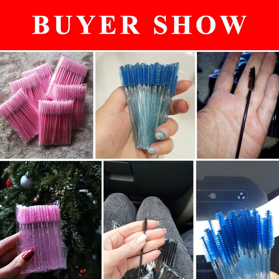 YZQINELL Wimpernpinsel, 50 Stück, Einweg-Mascara-Applikatoren, Unisex - Bild 4
