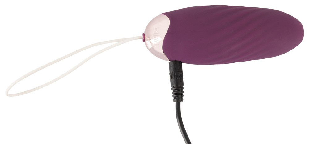JAVIDA Vibro-Ei RC Shaking Love Ball in Purple, 98 g, steuerbar per Fernbedienung - Bild 3