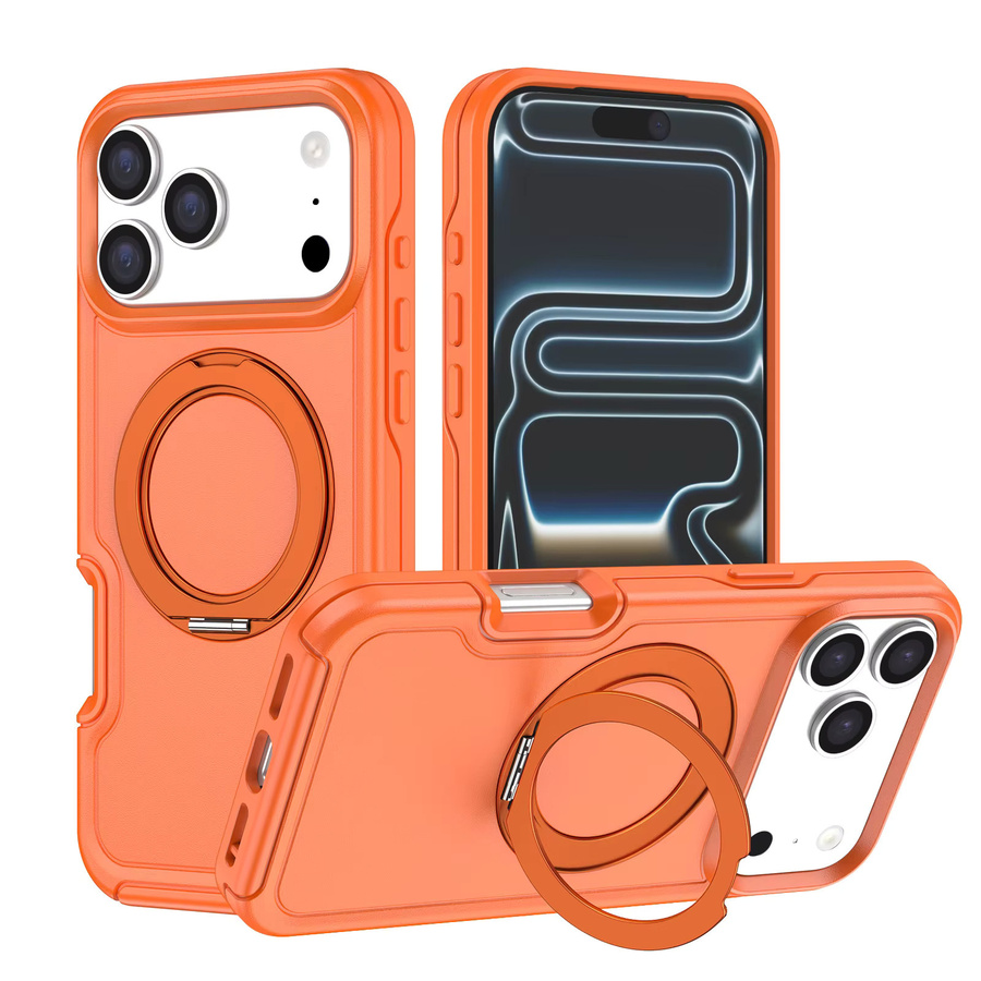 Stoßfeste Ring-Rüstungshalterung für iPhone 17 Pro Max, 16, 15, 14 Plus in Bonbonfarben mit 360 Grad drehbarem Halter aus TPU und PC - Bild 2
